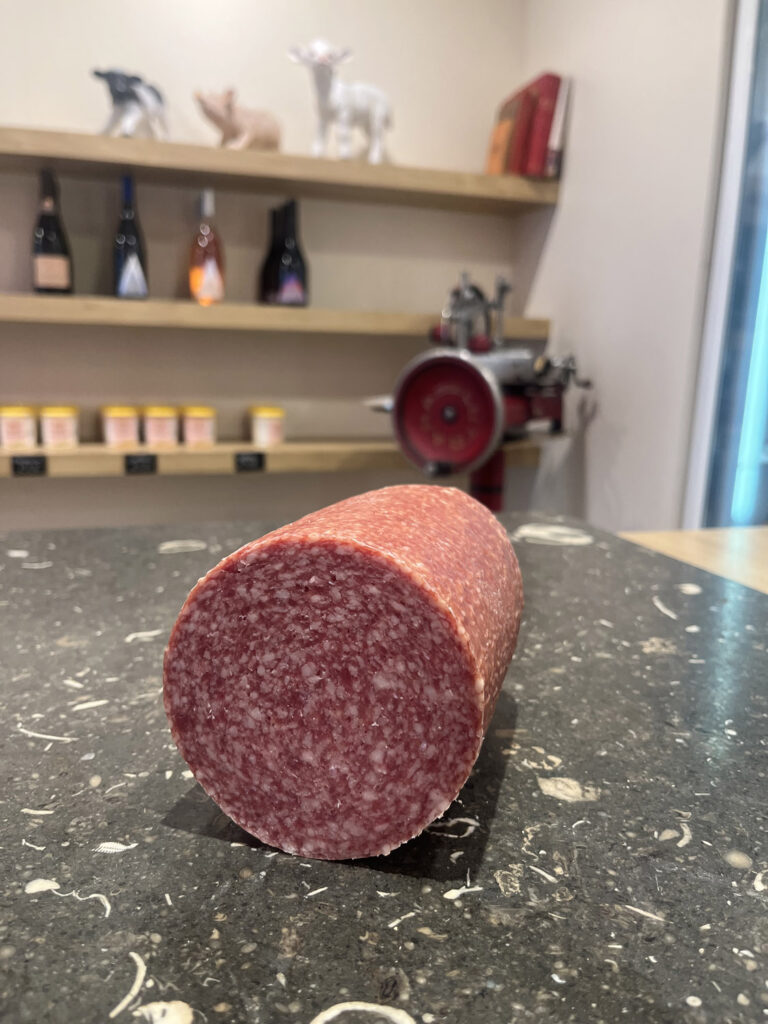 Gewone salami met look