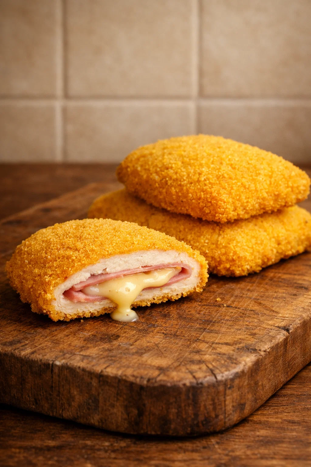 kip met ham en kaas - Afbeelding 1