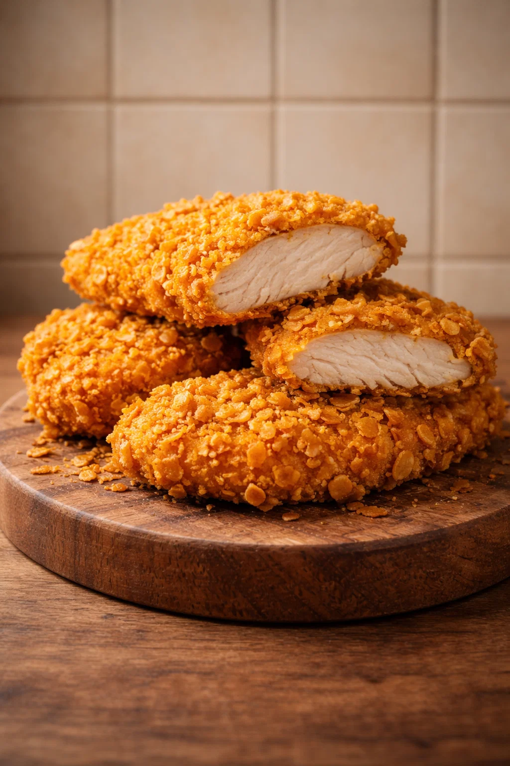 krokante kipfilet - Afbeelding 1