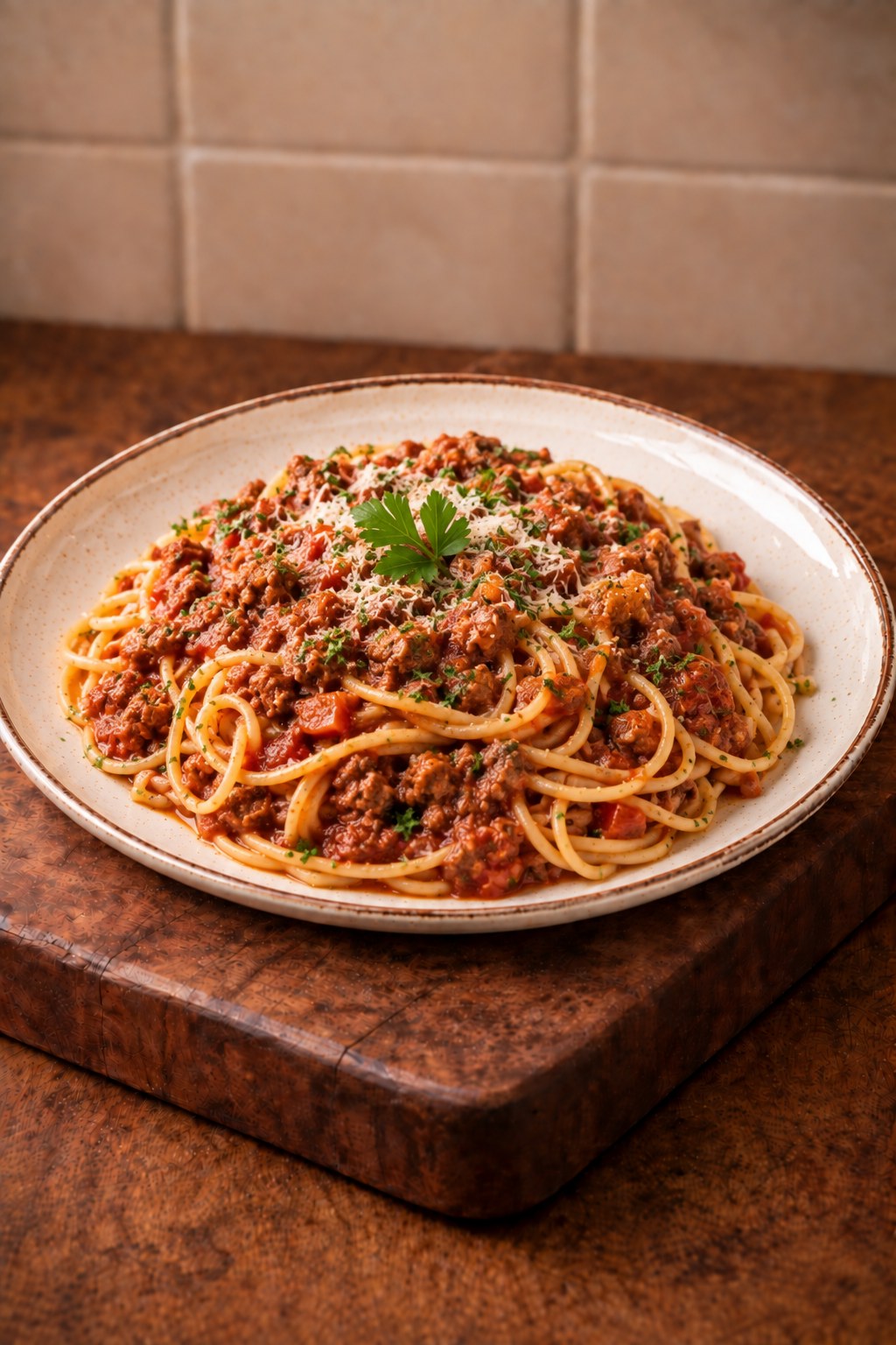 Spaghetti met bolognaise saus - Afbeelding 1